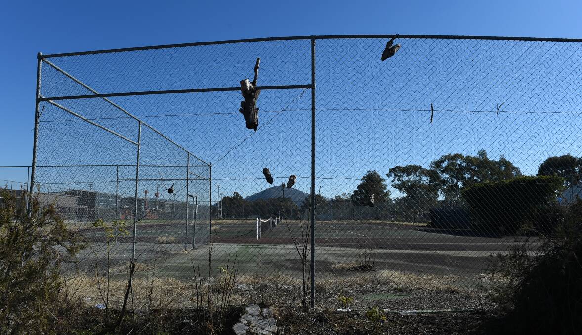 POOR CONDITION: Parkland Tennis Club is concerned about the state of its courts. Pictures: MARK JESSER