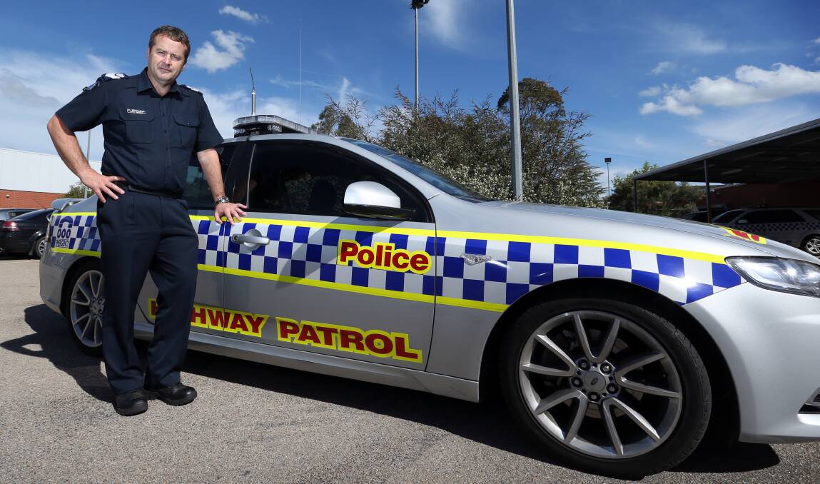 STAY SAFE: Senior Sergeant Darren Wittingslow said highway patrol police would continue to monitor the dangerous Beechworth-Wodonga Road.