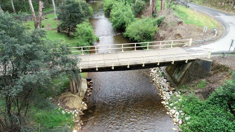AGING: The Buckland Bridge needs replacing. Picture: ALPINE COUNCIL