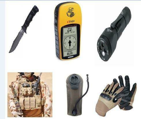 STOLEN: The army vest and other items that were in the car of a Wodonga-based soldier.