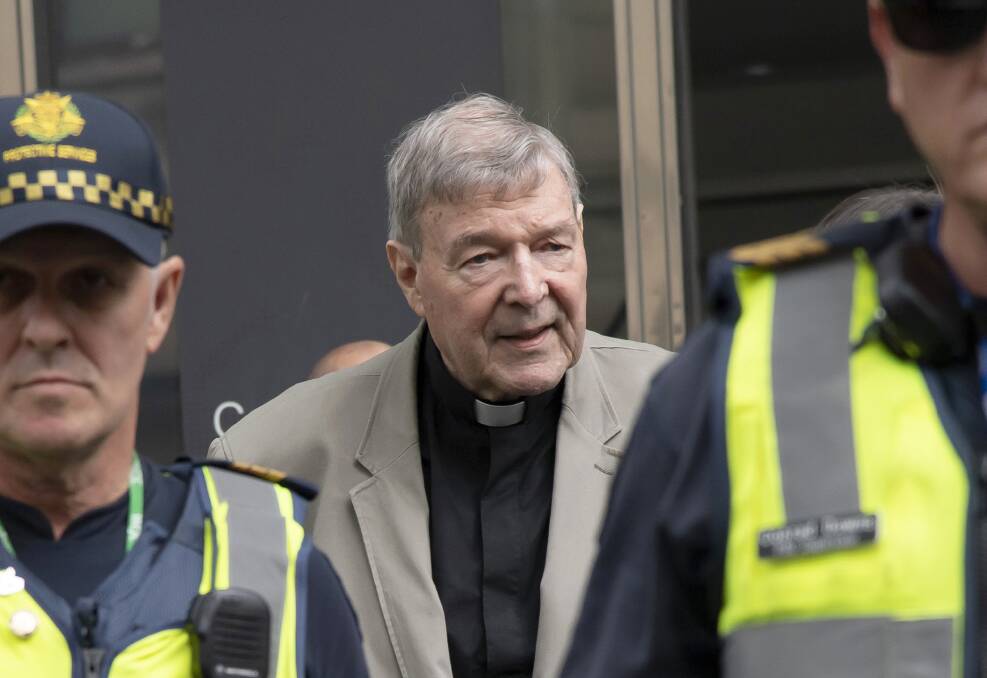 VERDICT: Cardinal George Pell at the Melbourne County Court during previous court proceedings. 