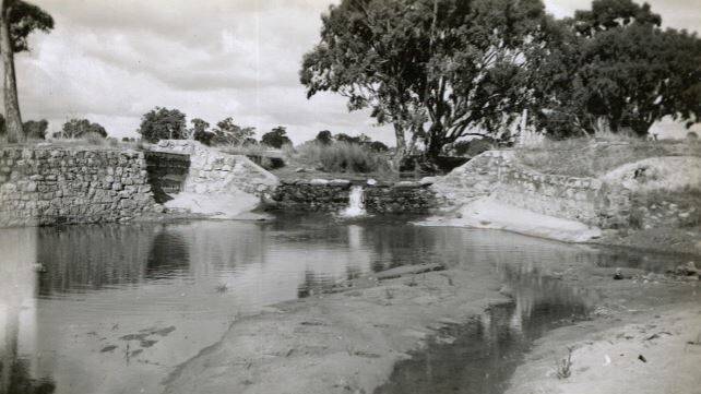 HOW IT WAS: The oldest photograph of the weir from 1947.