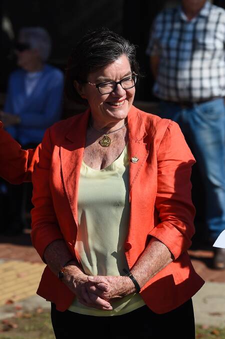 CLIMATE PUSH: Cathy McGowan called on Indigo's young people.