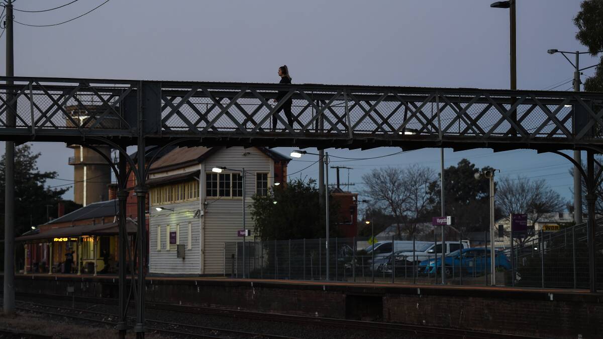 CHANGE COMING: ARTC is looking to replace the railway station pedestrian bridges, with plans to be released by the end of the year. Picture: MARK JESSER
