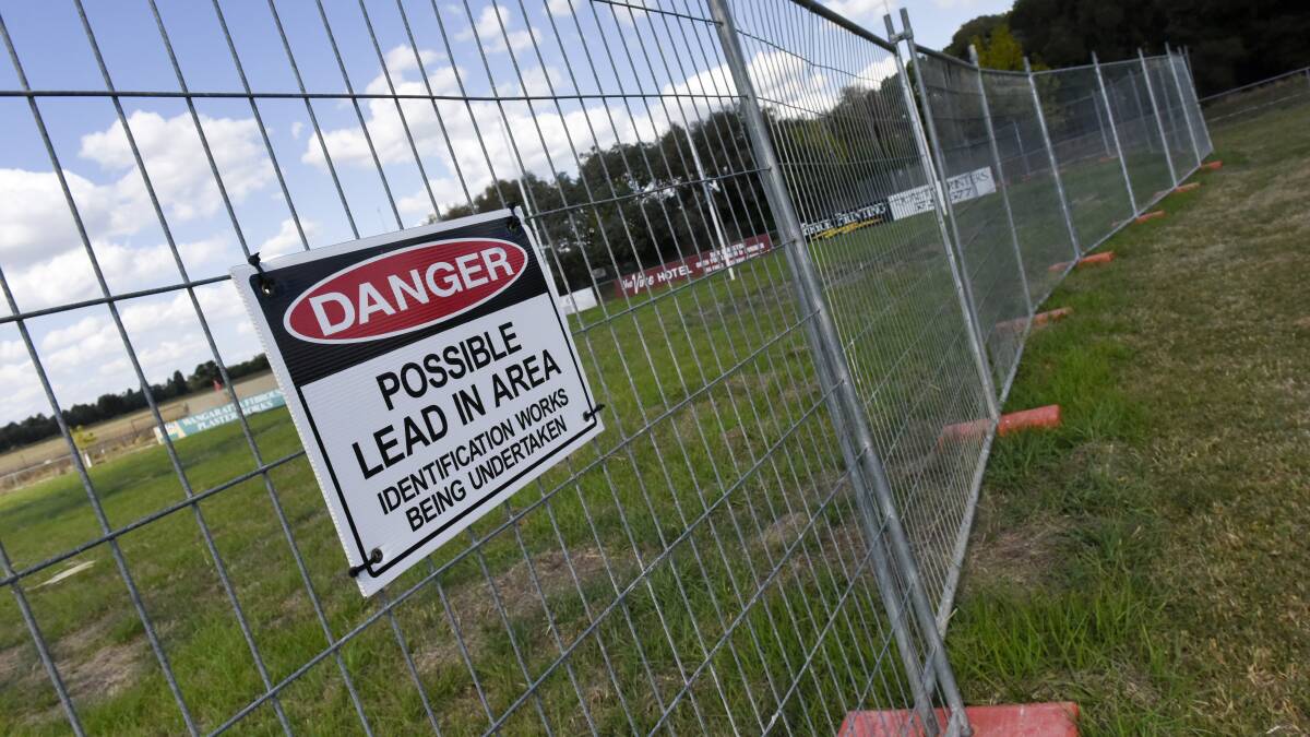 Repairs at footy ground to go ahead after lead soil removed