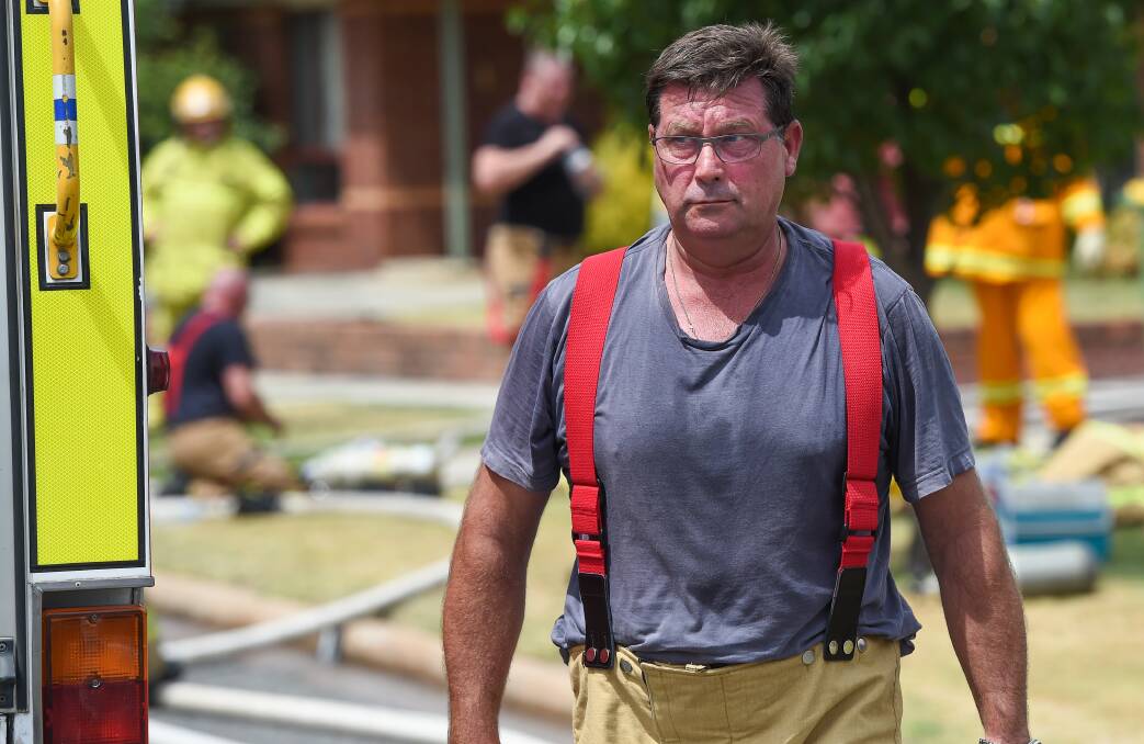 NOT HAPPY: Benambra MP Bill Tilley, also a volunteer firefighter himself, expressed his opposition to the government's fire services bill in Parliament this week.