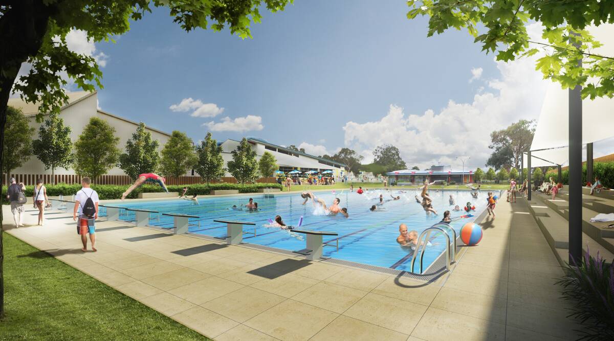 BIG PLANS: An artist's impression of the pool.