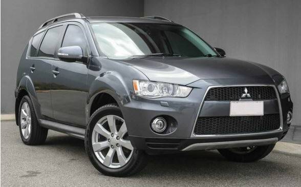 A Mitsubishi Outlander like the one wanted by police.