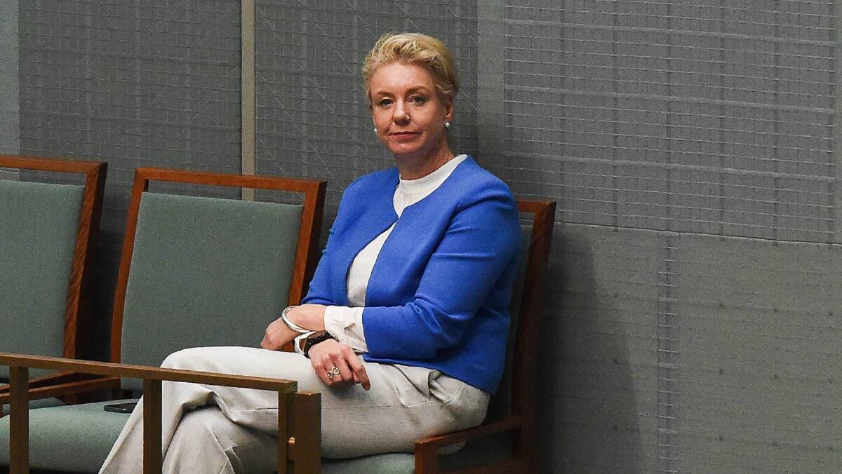 LISTENING IN THE HOUSE: Senator Bridget McKenzie took a seat in the House of Representatives on Thursday just after Indi MP Helen Haines finished her maiden speech. Picture: MARK JESSER