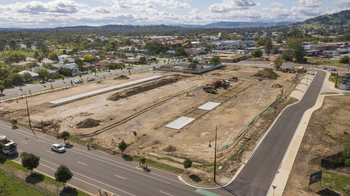 WORK STILL TO DO: Construction in Wodonga is among the essential council services continuing, along with education programs and immunisations. Picture: MARK JESSER