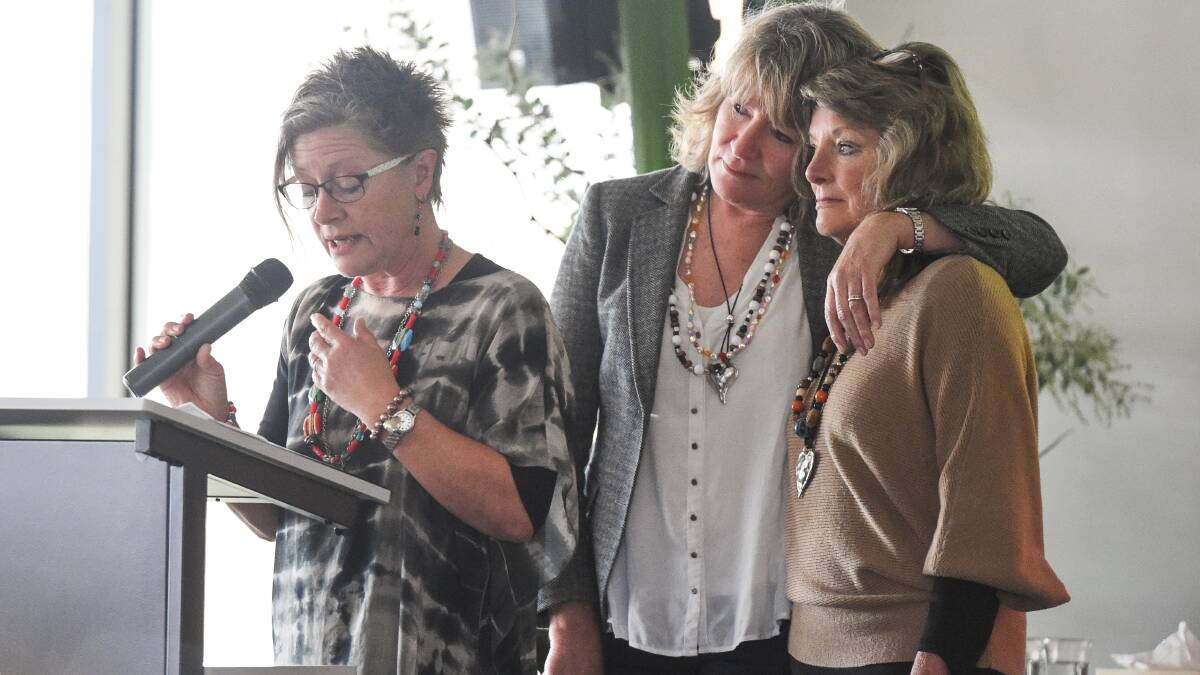 TRIBUTE: Family and friends gave loving tributes to Isabel and Judy Stephens at a memorial service in Benalla on Monday. Pictures: MARK JESSER