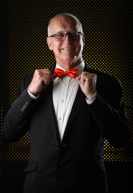 LOOKING THE PART: Alan Lappin said his signature suit and bow-tie look was a reflection of taking the race for Indi seriously and looking classy. Picture: MARK JESSER
