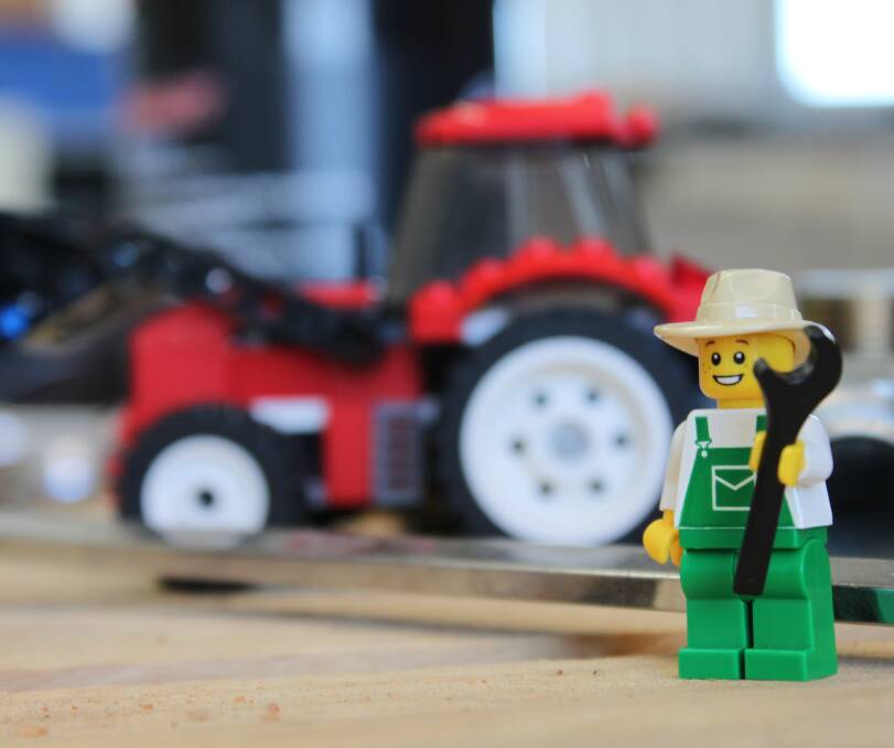 FARMING LIFE: Aimee Snowden is using her creative skills to introduce rural life to a new, young  audience through the Lego farmer and Little Brick Pastoral blog.        