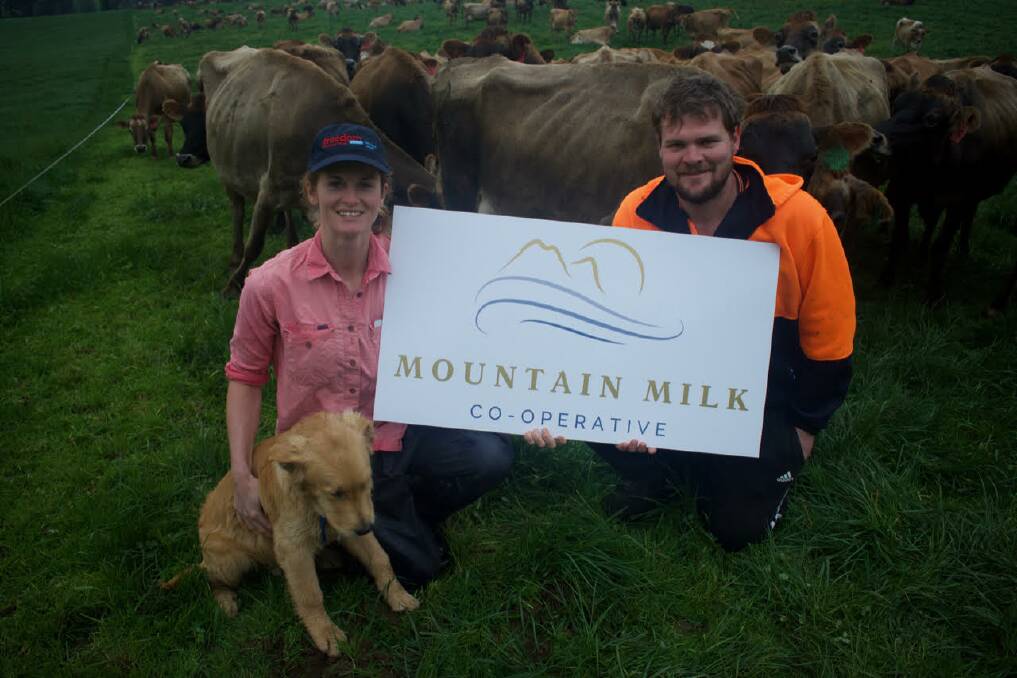 Mountain Milk Co-op's newest members Teresa Hicks and Darren Sagrera,who farm at Dederang in the Kiewa Valley.