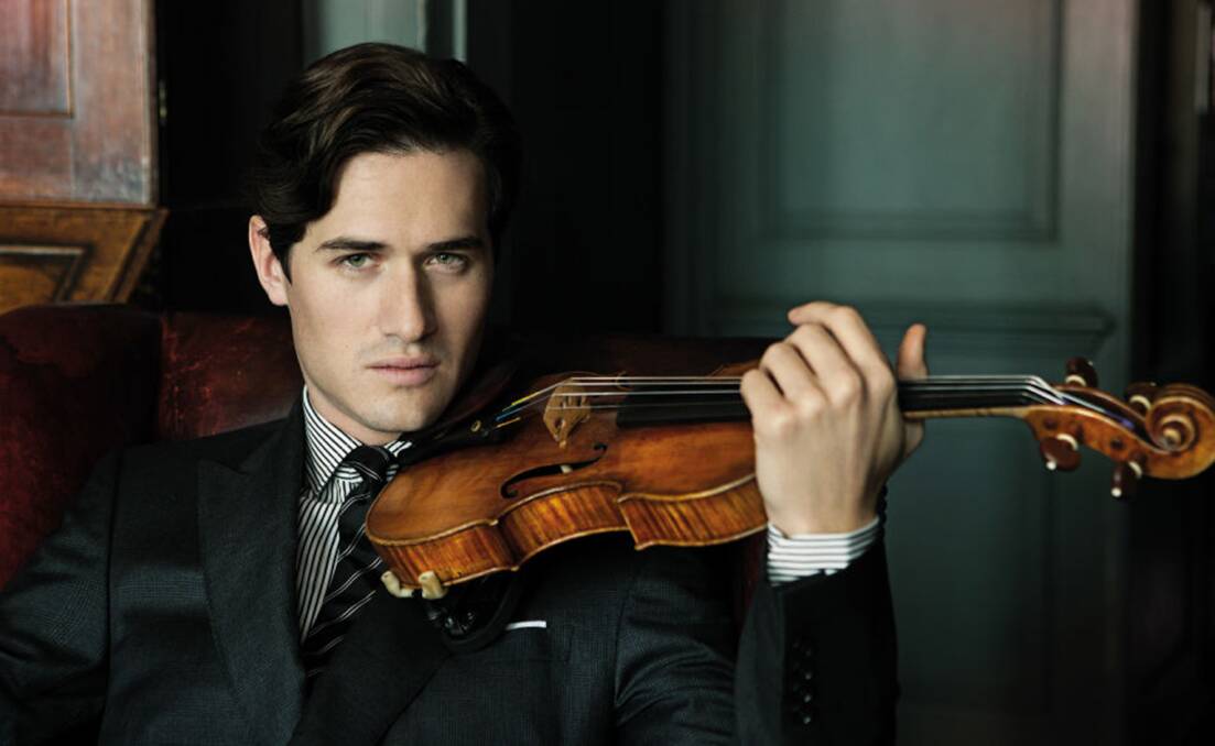VIOLIN MASTER: English violinist Charlie Siem is about begin his first tour of Australia, which will bring him - and his 1735 Guarneri del Gesù violin - to the Border on March 25.