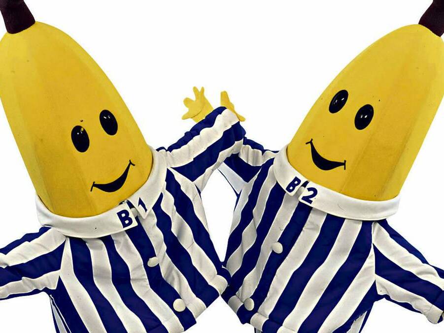 ARE YOU THINKING WHAT I'M THINKING: The Bananas in Pyjamas, B1 and B2 will be part of the fun when they join Giggle and Hoot in Wodonga. 