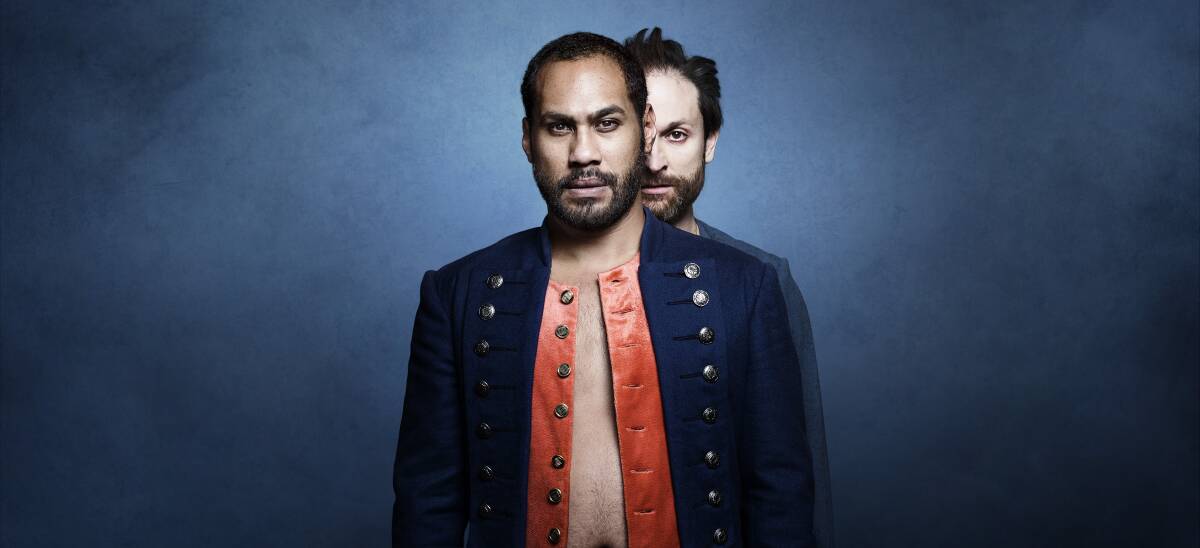 POWER AND PASSION: Ray Chong Nee, as Othello, and Yalin Ozucelik, as Iago, star in Bell Shakespeare's Othello which is touring nationally and will visit Albury and Wangaratta in coming weeks.