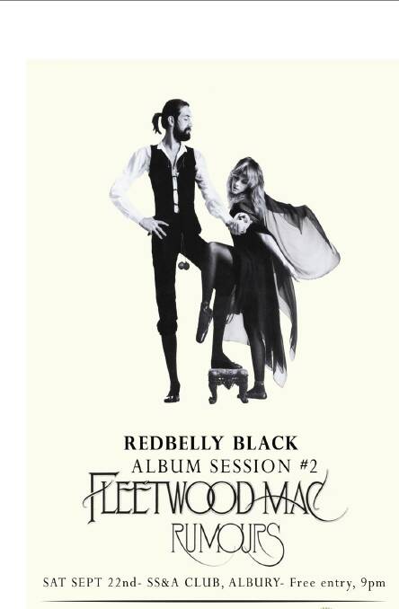 Redbelly Black’s second album session presents Fleetwood Mac’s Rumours