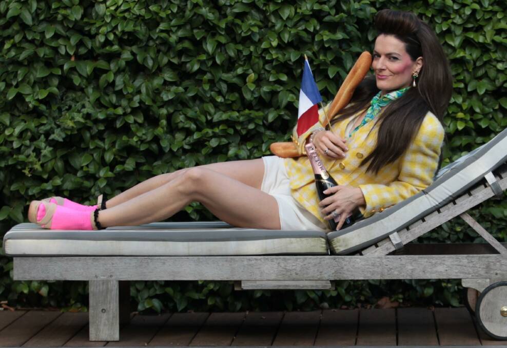 ALL CLASS: Melbourne comedian Kate Hanley Corley's French style icon Fanny Bouffante will perform two shows in Albury.