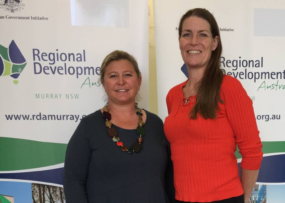 RDA - MURRAY: New chief executive Edwina Hayes discusses the road ahead for southern NSW with RDA - Murray chair Perin Davey.