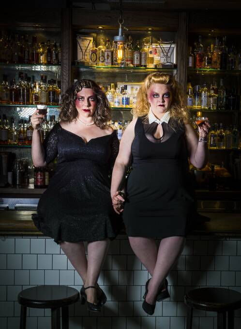 JUST THE TONIC: Maeve Marsden and Libby Wood perform the boozy cabaret Mother's Ruin: A Cabaret about Gin at the Butter Factory Theatre this month.
