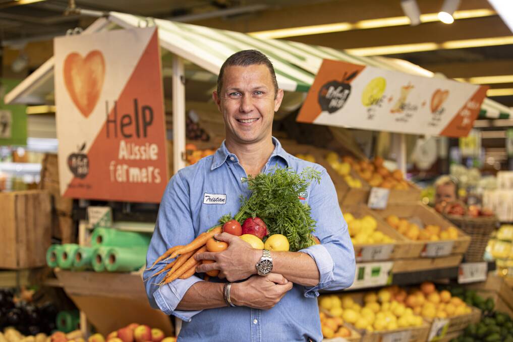 SUPPORT: Harris Farm Markets co-CEO Tristan Harris says connecting with the community, including farmers and shoppers, is important to the business, which prides itself on buying from local suppliers and employing local people.