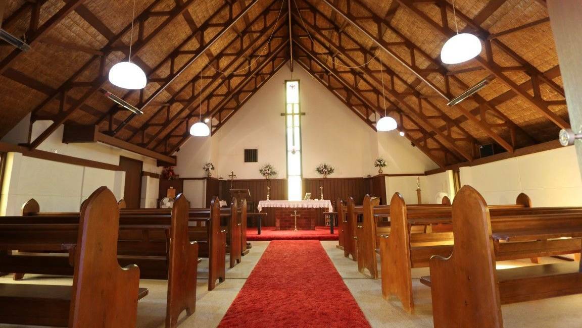 This Ungarie church will be a blank canvas for the new owner. Picture: Domain