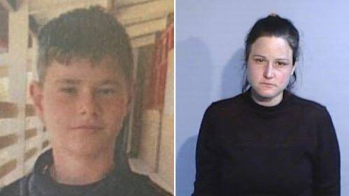 Dasean Kroon, 12, was last seen leaving school in Culcairn on Tuesday. He is believed to be in the company of Tracy Rush, police say.