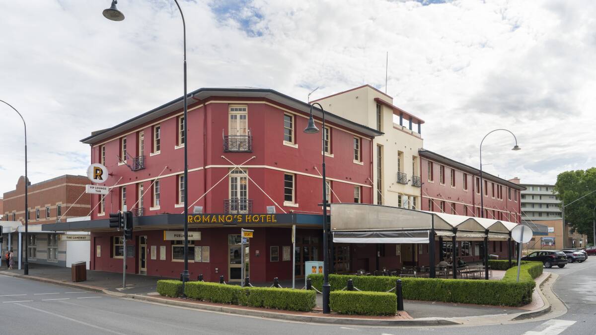 Iconic Wagga hotel Romano's hits the market