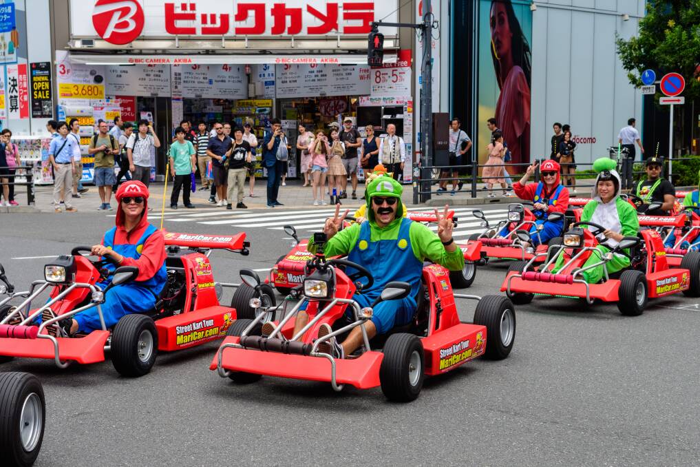 Zipping around Tokyo, Mario style. Picture: Shutterstock