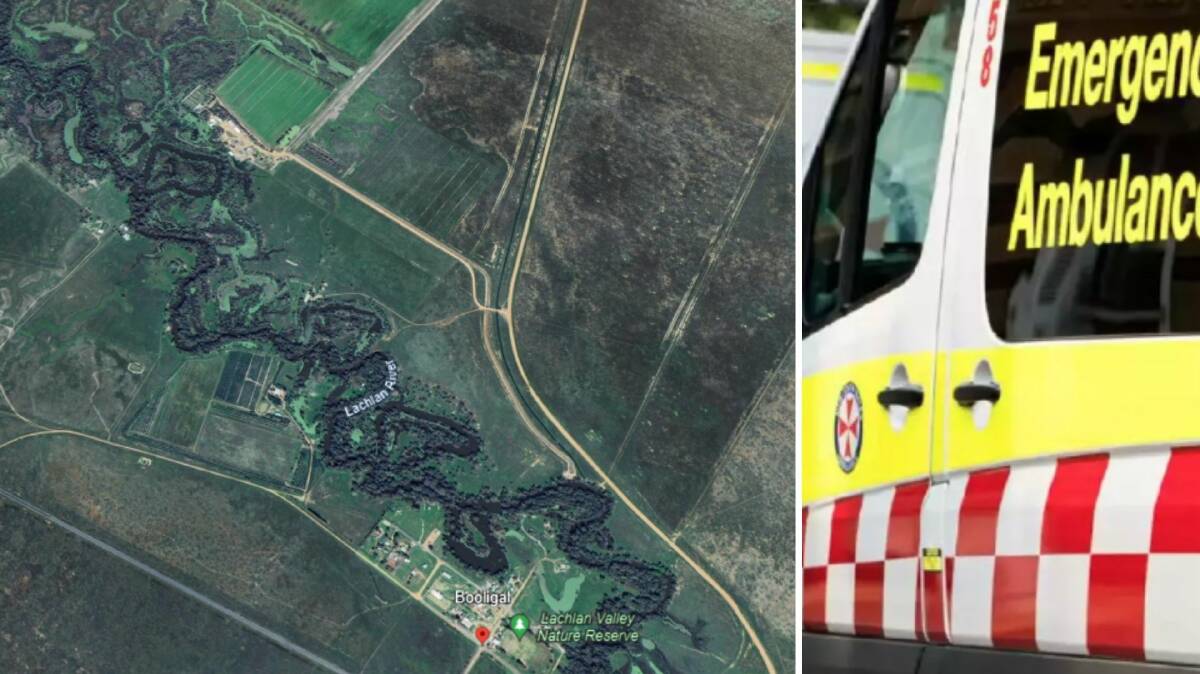 A 54-year-old man died in an ATV crash north of Hay in the Riverina's west on Good Friday, March 29. Picture by Google Earth