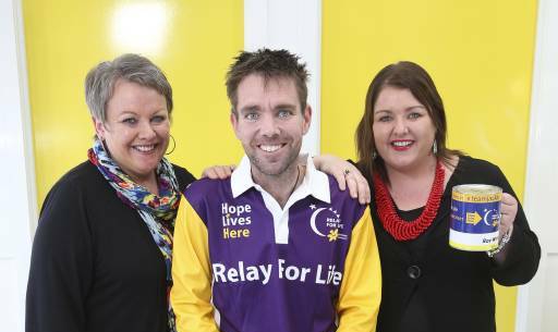 Sharon Jacka with her children Karl Jacka and Andrea Lever, who have made the Relay for Life Teamjacka. Picture: ELENOR TEDENBORG