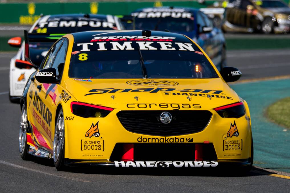 GEARED UP: Brad Jones Racing driver Nick Percat in practice at the 2020 Melbourne Grand Prix the day before the event was cancelled due to the coronavirus. Picture: TIM FARRAH