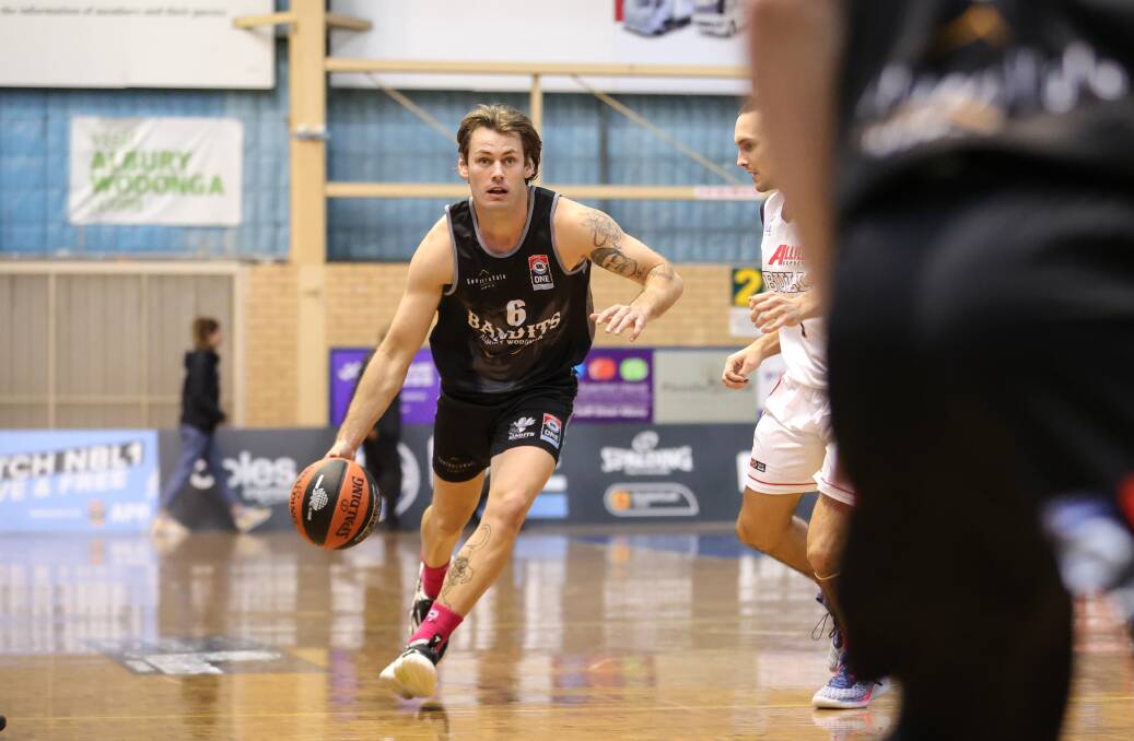 LEADING THE WAY: Bandits' captain Jacob Cincurak is leading the way both on and off the court this NBL1 East season. Picture: JAMES WILTSHIRE