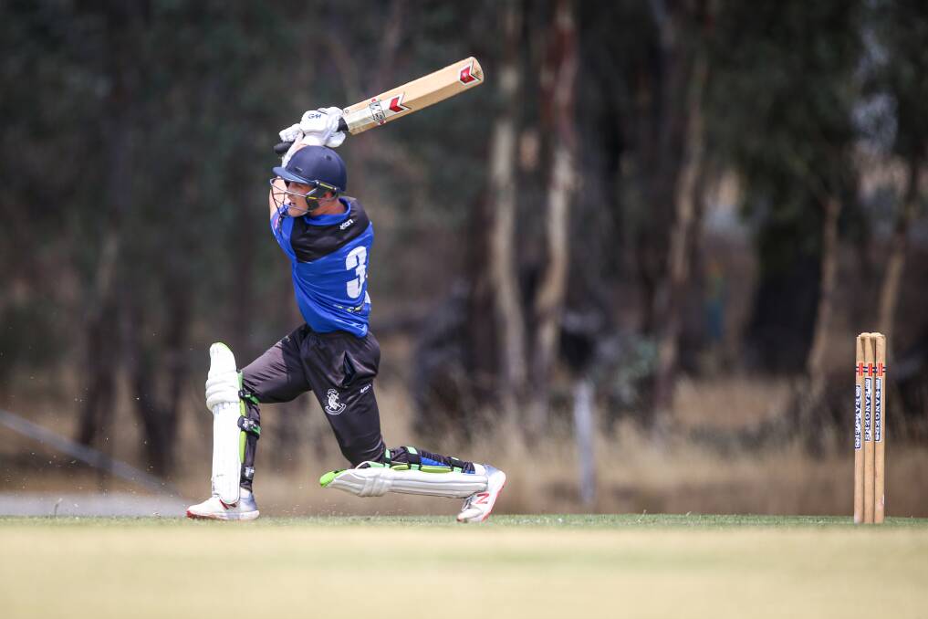 IN FORM: Corowa's Matthew Grantham made 71 runs for his side in their win against Baranduda away from home on Saturday. Pictures: JAMES WILTSHIRE.