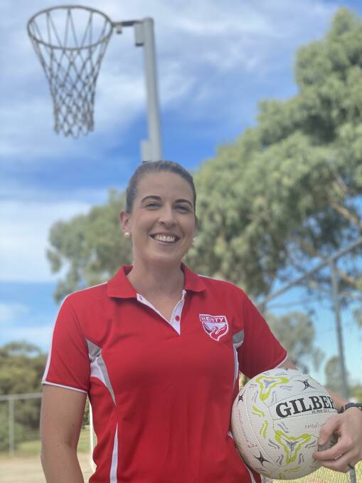 ITCHING TO PLAY: Henty assistant playing coach Rachael Terlich is set to make her return to the court in A-grade this season after two years away from the game.