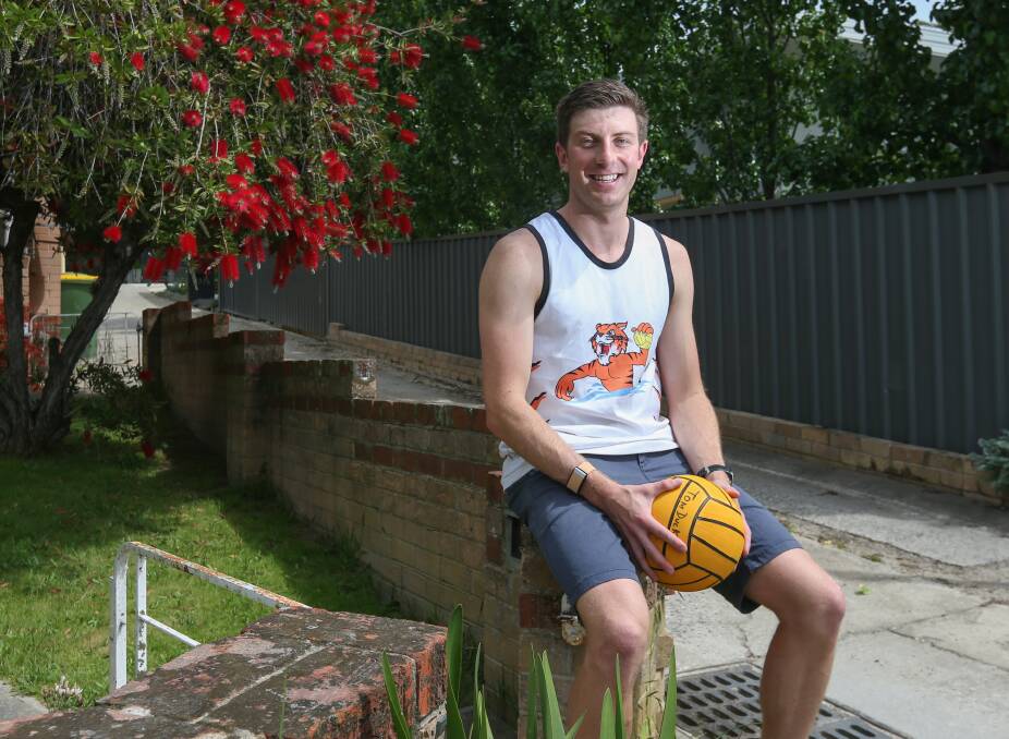 HOME SWEET HOME: Albury's Tom Duck is set to play his first Ovens and Murray water polo game in almost four years this weekend, having returned to the Tigers this season following a stint away. Picture: TARA TREWHELLA