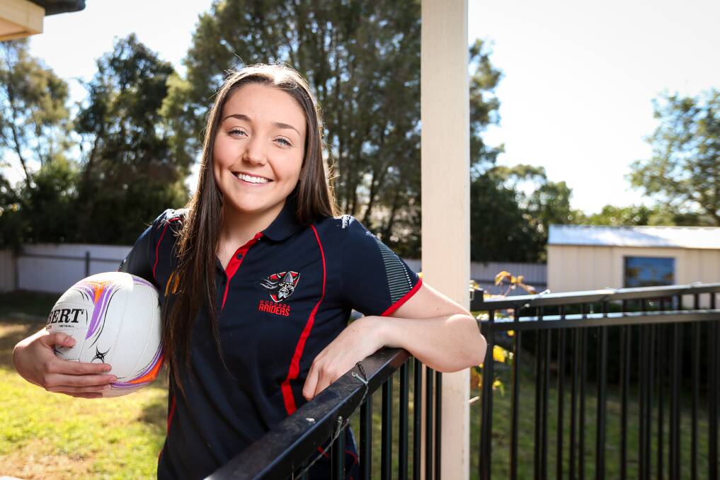BACK AT IT: Former Wodonga Raider Georgia Thomas has taken out Chiltern's A-grade best and fairest award after returning to her home club following injury troubles.