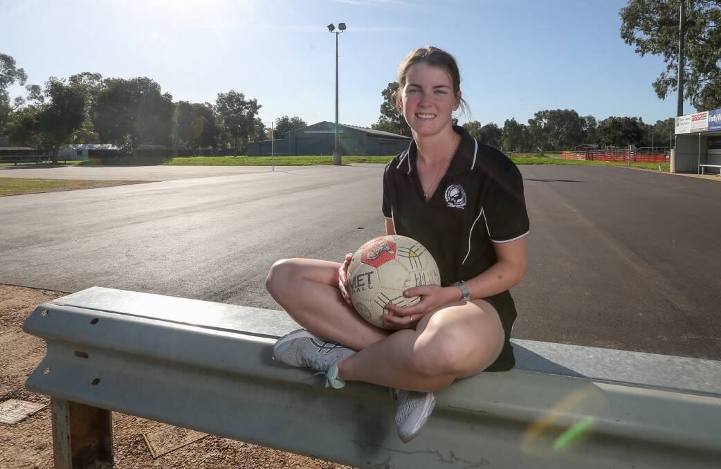 PREMIERSHIP PIE: Wangaratta premiership player Chaye Crimmins opens up about how life has changed for her this year. Picture: TARA TREWHELLA