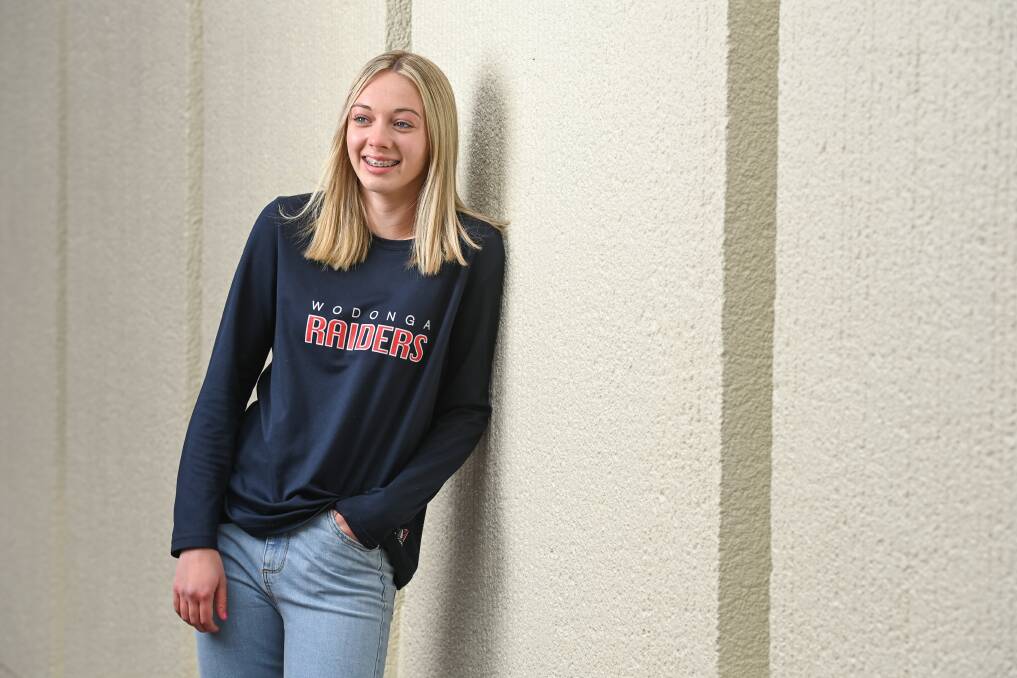 TALENTED TEEN: Wodonga Raiders' Mia Lavis is one of four Ovens and Murray League players still in the running for selection in the Victorian under-17s netball team, which will be cut from a squad of 50 to 25 after trials this weekend.