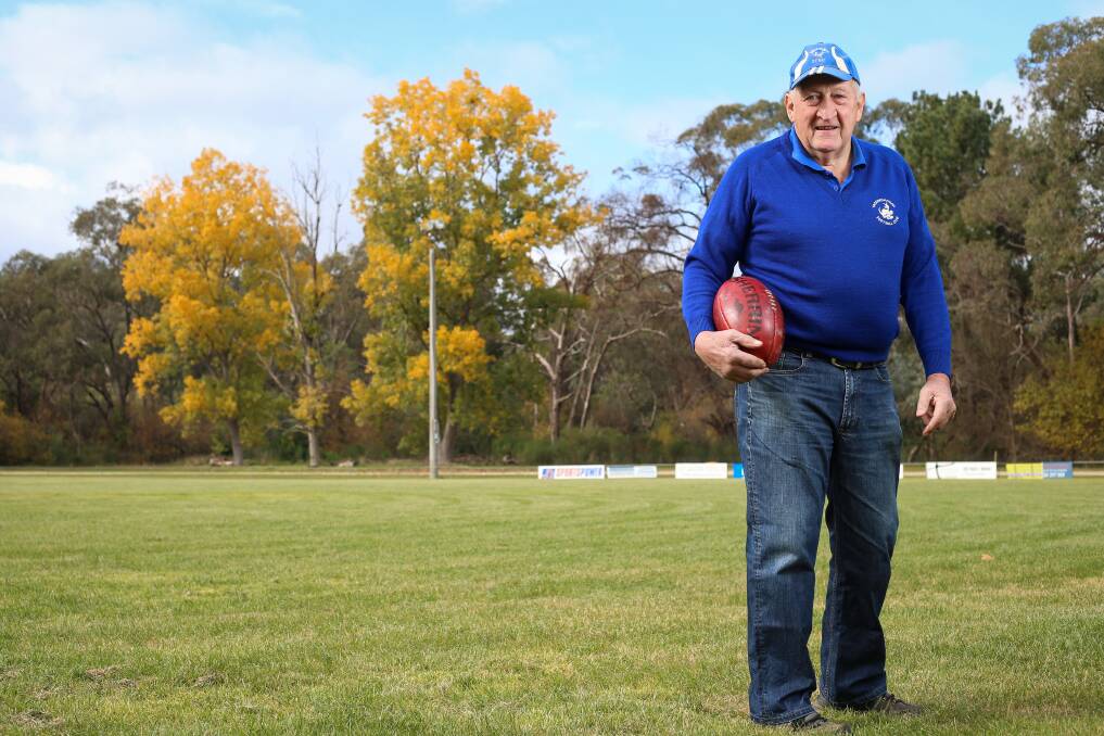 LOYAL: Yackandandah Football Club's John Dale reflects on years of service to club. Picture: JAMES WILTSHIRE