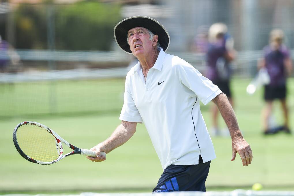 STALWART: Neil Mitchell in action in Wodonga after receiving Country Week legendary status.