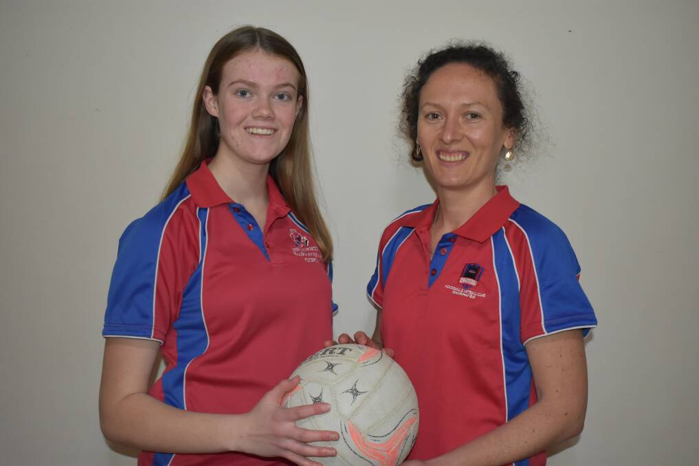 LOOKING FORWARD: Beechworth's Eva Cordy and Rachael Cavallin have been massive assets for the club since joining A-grade this season.