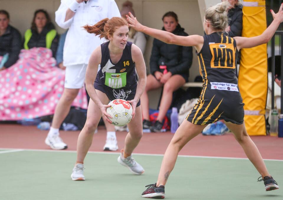 LOYAL PIGEON: Yarrawonga's Abbey Jones celebrated 150 games with the Pigeons on the weekend after starting at the club as a 14-year-old.