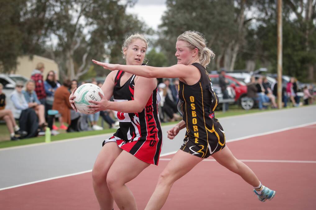 INTERLEAGUE: Osborne's Courtney Menzies is one of nine players selected to represent the league this weekend.