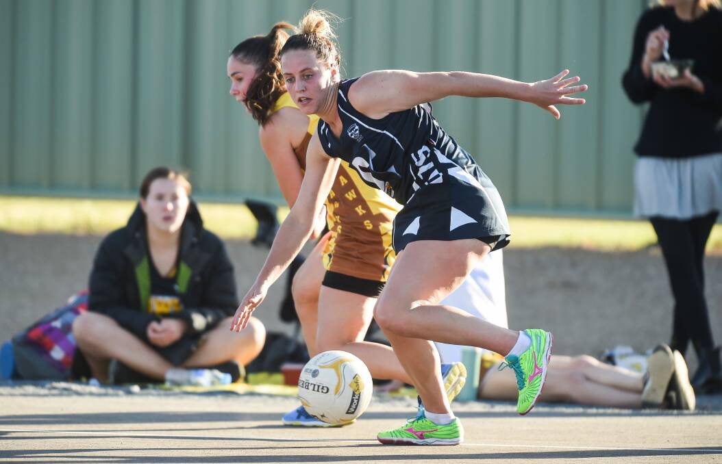 HUNGRY FOR WIN: Rutherglen co-coach Emily Browne will be looking to lead her side to victory against undefeated Thurgoona this weekend.