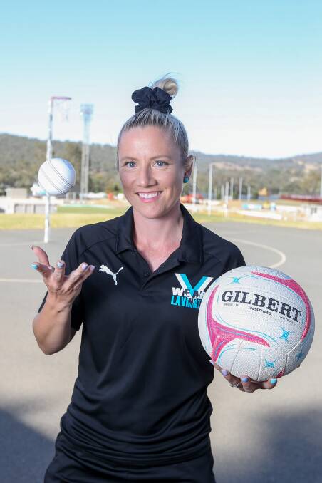JUGGLING ACT: New Panthers' coach Catherine Wood is looking forward to what's in store for Lavington on the netball court this season.