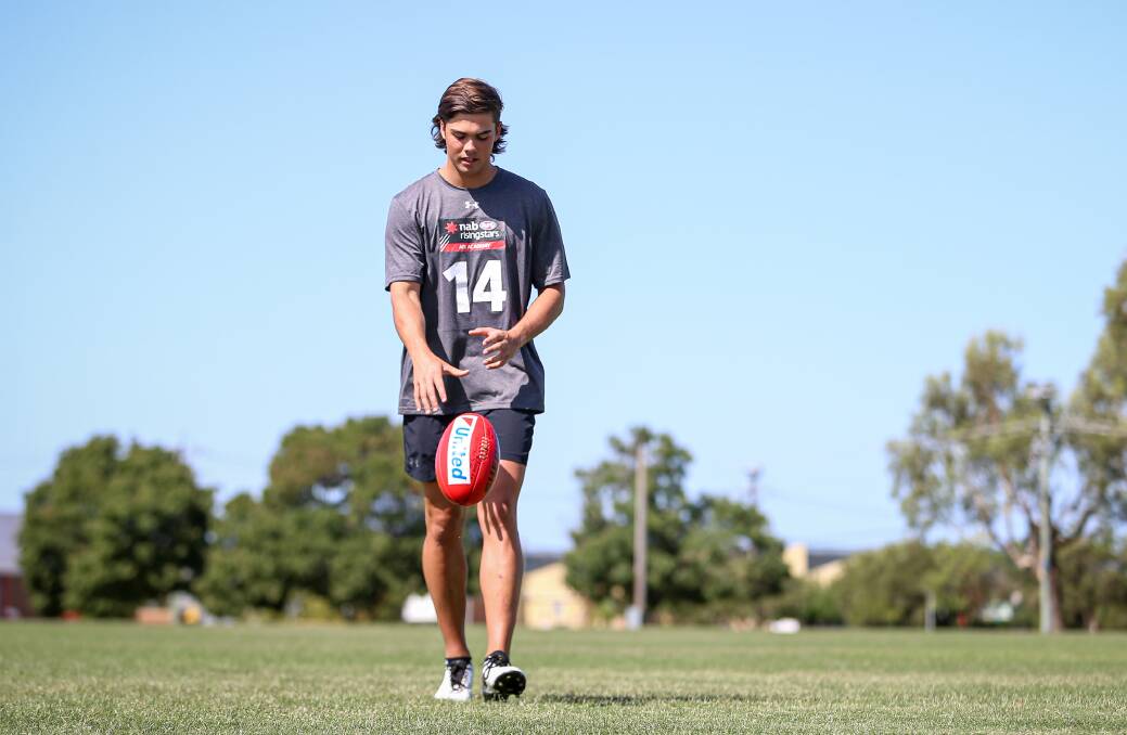 DETERMINATION: Chesser is coming off the back of a huge 2019 season after being named in the All Australian under-16's football side.