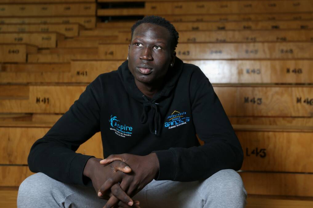 FINISH LINE: Albury-Wodonga Bandits' Manny Malou will take to the court in the men's final game of the season this weekend against Knox. Picture: TARA TREWHELLA.
