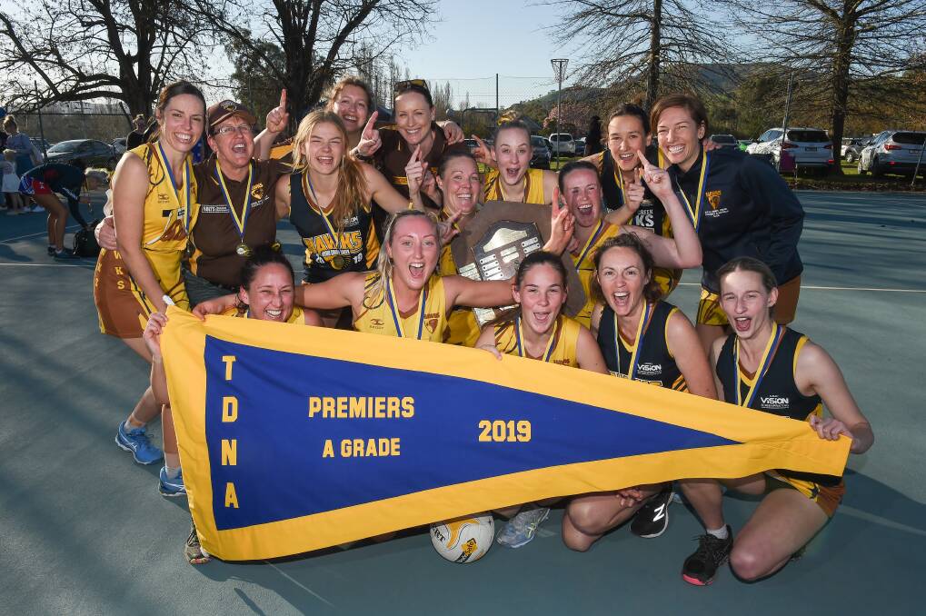 Kiewa-Sandy Creek's 2019 premiership team